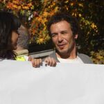 El alcalde de Cádiz, José María González «Kichi», junto a su pareja Teresa Rodríguez