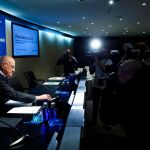 Josep Oliú, presidente de Banco Sabadell, durante la presentación de los resultados