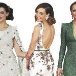 Las actrices Macarena Gómez, Paula Echevarría y Natalia de Molina posan en el «photocall» de ediciones anteriores de los Goya