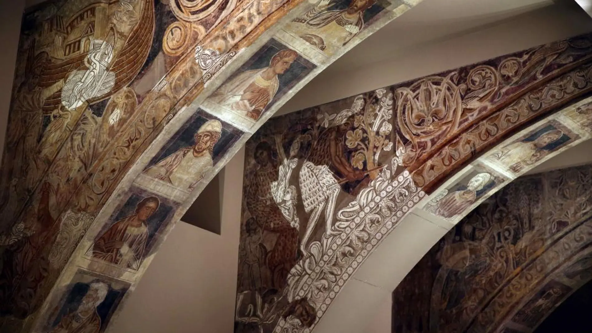 Pinturas murales del monasterio de Sijena en el MNAC
