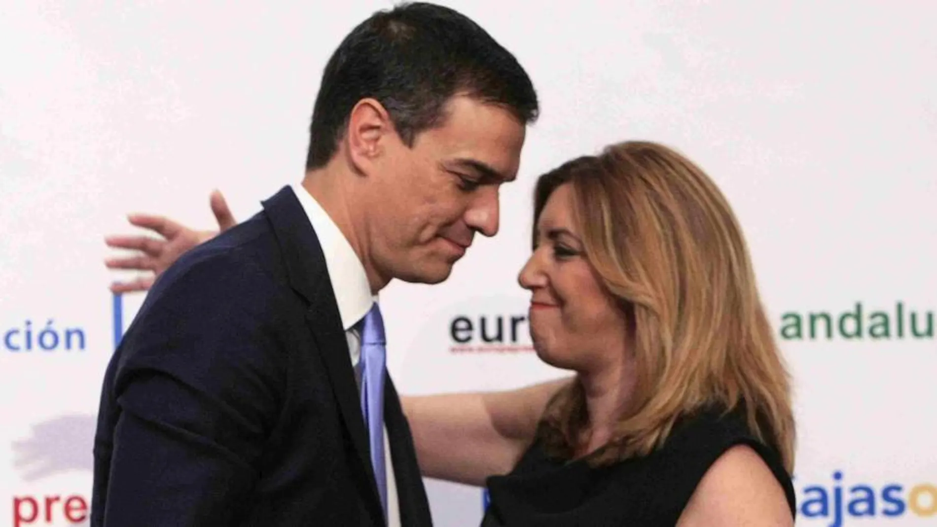 Pedro Sánchez y Susana Díaz en un acto el pasado mes de junio en Sevilla.