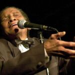 Jimmy Scott, durante un concierto en el festival de Montreux en Suiza, en 2001.