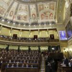 Imagen de un pleno del Congreso
