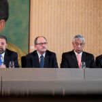 Timoteo Zambrano, Felipe Mujica, Claudio Fermin y Luis Augusto Romero/EFE
