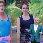 Isabel Pantoja en el plasma de Supervivientes acompañada de su ex amiga y compañera de concurso, Chelo García Cortés