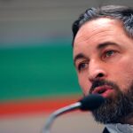 El presidente de Vox, Santiago Abascal