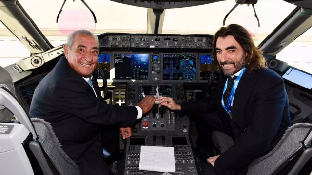 El fundador de Globalia, Juan José Hidalgo, junto a hijo, Javier Hidalgo