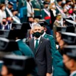 El ministro del Interior, Fernando Grande-Marlaska, asiste a un acto de la Guardia Civil