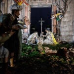 La tradicional representación del pesebre, en el Belén Napolitano del Palacio Real