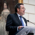 El Fiscal General del Estado, Álvaro García Ortiz, interviene durante la presentación del Convenio para la investigación eficaz de los delitos contra la vida, la salud y la integridad física de los trabajadores en la Sede de la Fiscalía General del Estado, a 22 de noviembre de 2022, en Madrid (España)