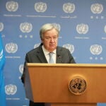 El secretario general de la ONU, Antonio Guterres