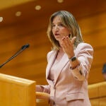 Alicia García en el Pleno del Senado. David Jar