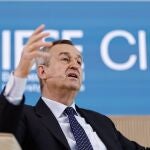 El consejero delegado de Banco Sabadell, César González Bueno participa en el Encuentro financiero IESE Banking, este jueves en Madrid. 