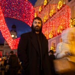 Diseñadores de las luces de Navidad de Madrid. Juan Vidal con su corazón