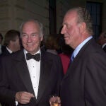 Aga Khan IV jutno al Rey Juan Carlos I