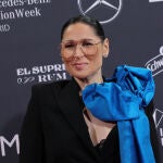 Rosa López en la fiesta de la MBFW de Madrid