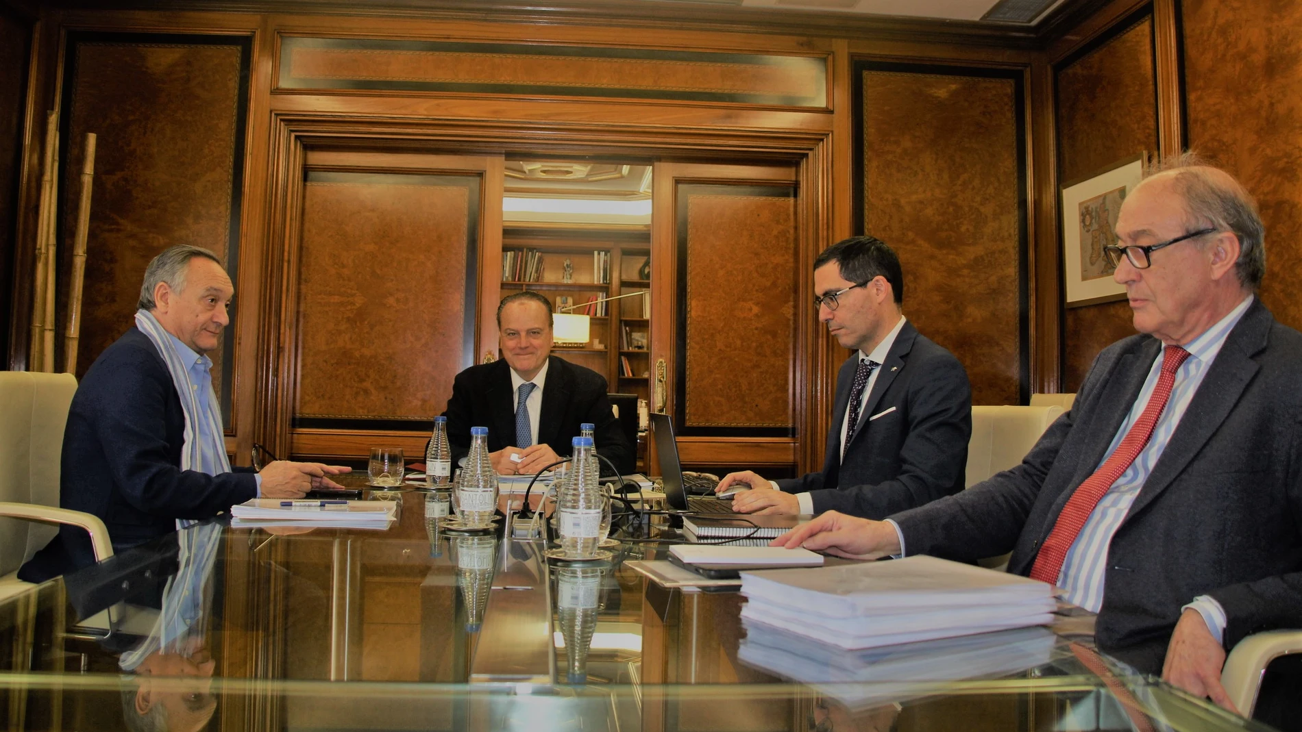 Pleno del Consejo de Cuentas de Castilla y León presidido por Mario Amilivia que se ha celebrado este jueves