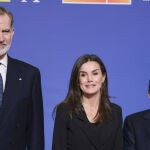 Don Felipe VI y Doña Letizia en el concierto "In Memoriam" por las víctimas del terrorismo en Madrid