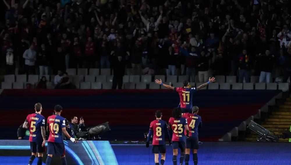FC Barcelona v SL Benfica - UEFA Champions League 2024/25 Round of 16 second leg.