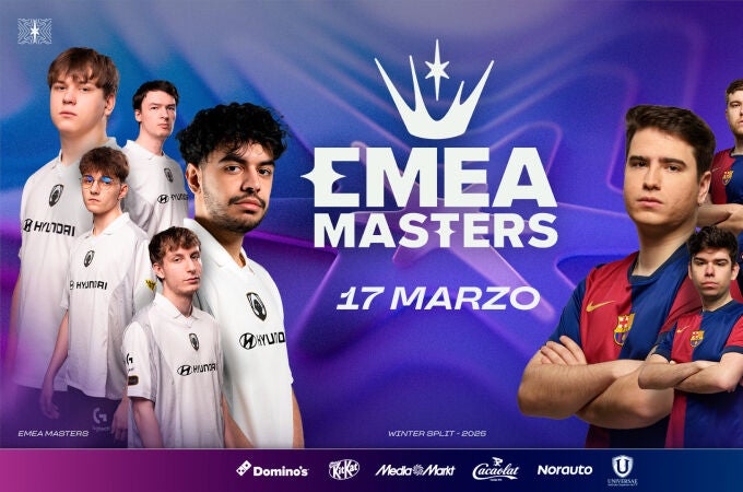 LVP será el canal oficial en español del EMEA Masters, con Los Heretics y Barça eSports como representantes de la Superliga Domino’s