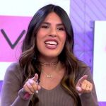 Isa Pantoja en el plató de 'Vamos a ver'