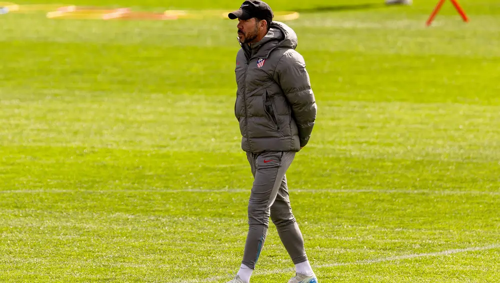 Entrenamiento del Atlético de Madrid