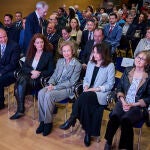 La reina Doña Sofía, a su llegada para presidir el acto de presentación de la campaña 'Cerebros extraordinario