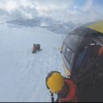 Rescate del helicóptero de la Junta una joven montañera tras una caída en la Laguna de Gredos (Ávila)