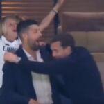 El madridismo desatado de Djokovic: así celebró el golazo de Valverde