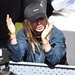 Paula Badosa, en la grada del último Mutua Madrid Open