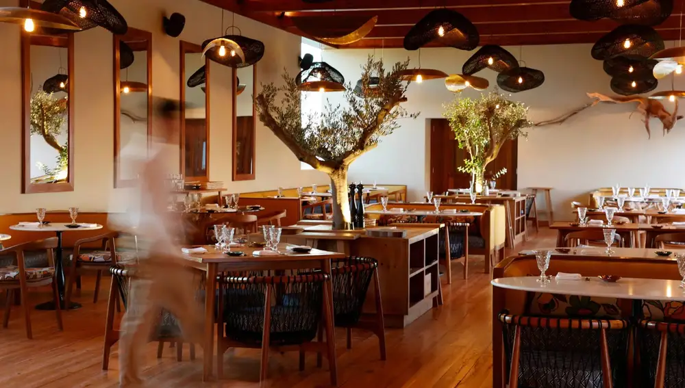 Interior del restaurante Azeitona