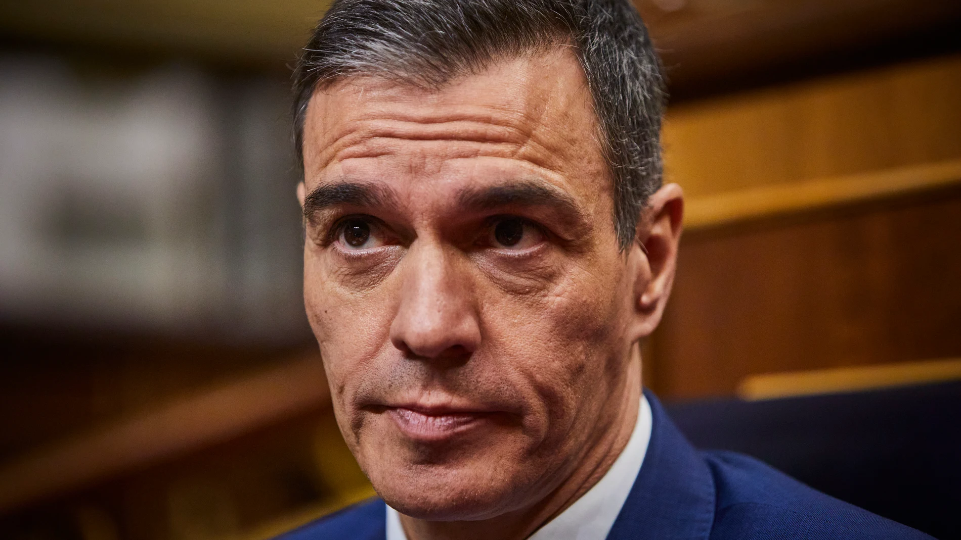Comparecencia del presidente del Gobierno, Pedro Sánchez para informar sobre las medidas que el Ejecutivo va a adoptar para responder a las nuevas necesidades de seguridad y defensa de la Unión Europea y para informar de la acción del Gobierno ante la crisis energética que tuvo lugar el día 28 de abril Asisten al pleno Alberto Nuñez Feijoo, María Jesús Montero, José Manuel Albares, Félix Bolaños, Fernando Grande-Marlaska, Carlos Cuerpo, Sara Aagesen Muñoz y Óscar Puente Santiago. © Alberto R....