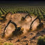 En vez de terrenos degradados, márgenes de carreteras o polígonos, se están destruyendo zonas fértiles y cultivables   