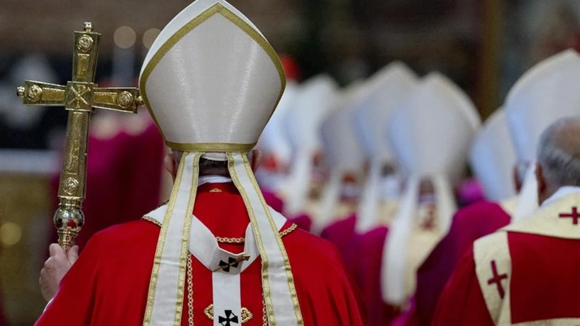 El Papa, en una misa en el Vaticano