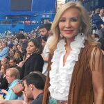 Carmen Lomana, en el concierto de Paul McCartney