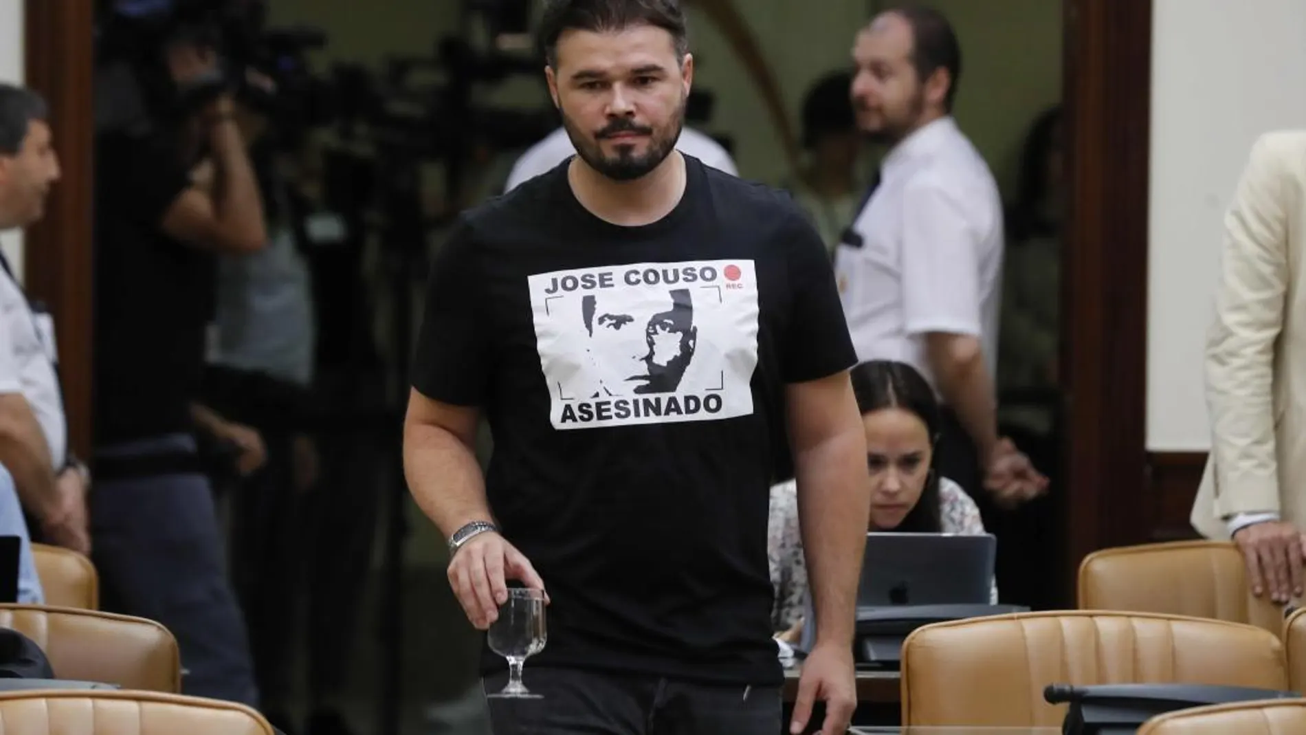 El diputado de ERC ,Gabriel Rufián. Efe/Juan Carlos Hidalgo