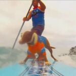 Los perros también surfean en el festival Noosa de Australia