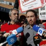El líder de Podemos, Pablo Iglesias