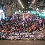 MURCIA.-8M.- La Gran Vía de Murcia clama por la igualdad real en el Día Internacional de la Mujer