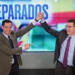 Juanma Moreno y Alberto Núñez Feijóo