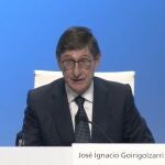 El presidente de CaixaBank, José Ignacio Goirigolzarri.