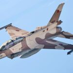 Un F-16 de la Fuerza Aérea de Marruecos