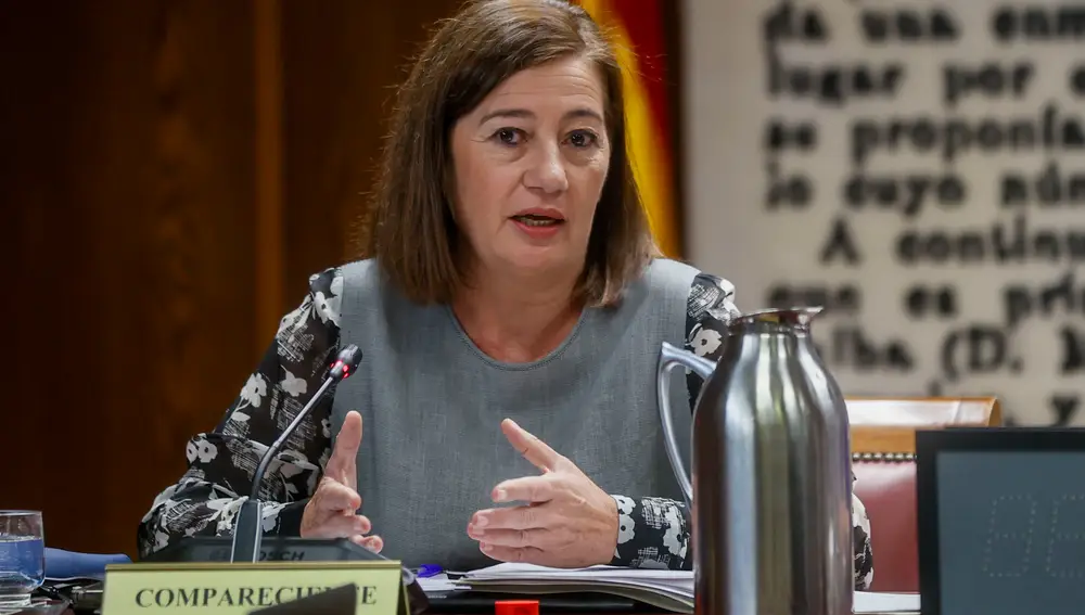 La presidenta del Congreso, Francina Armengol, comparece en la comisión de investigación del caso Koldo en el Senado
