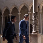 Sánchez se reúne con Aragonés para firmar el traspaso del Ingreso Mínimo Vital a Catalunya