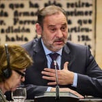 El exministro y ex secretario de Organización del PSOE José Luis Ábalos comparece este lunes ante la comisión de investigación del caso Koldo del Senado. 