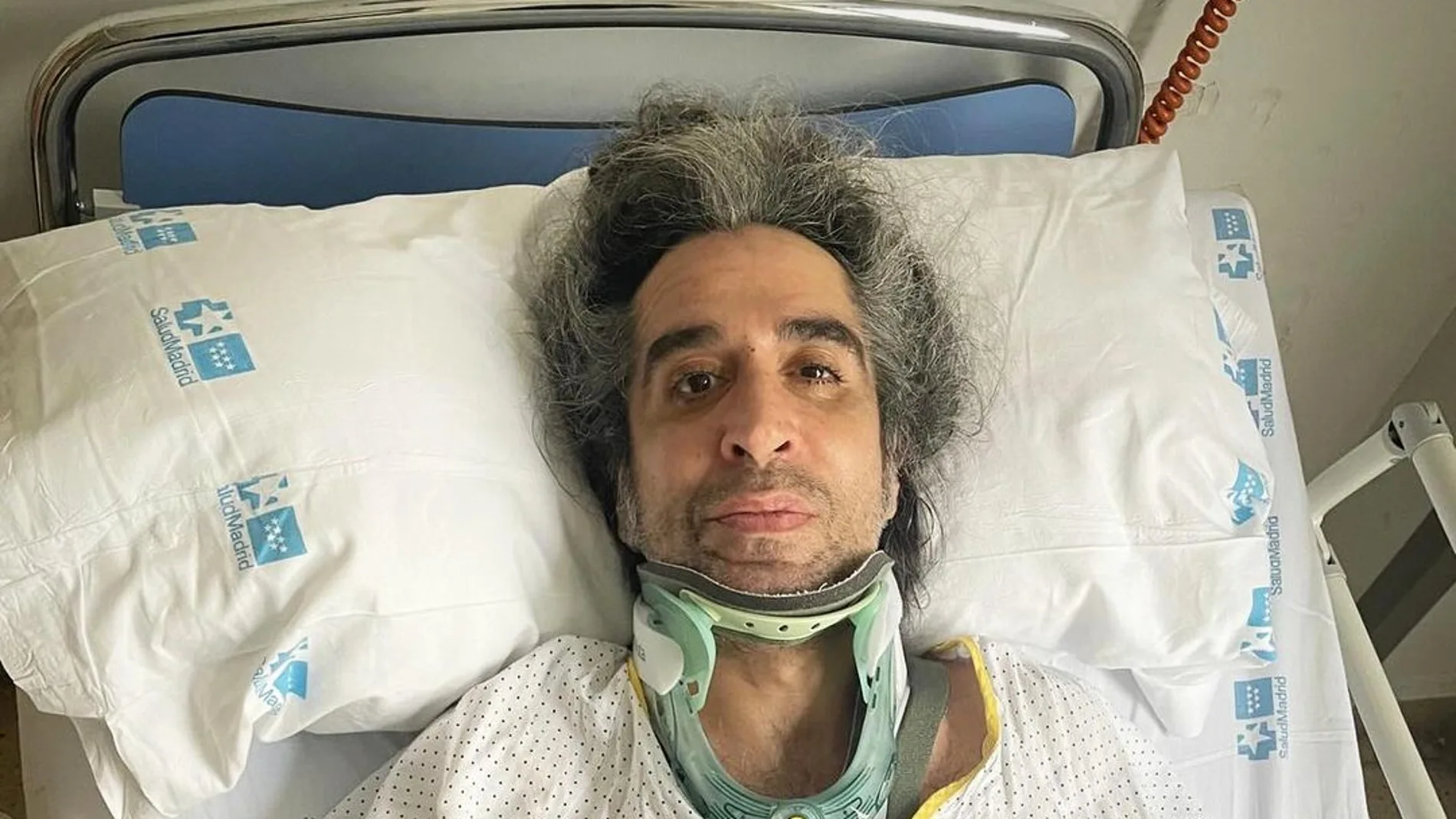 Mario Vaquerizo en el hospital