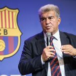 Fútbol.- Joan Laporta comparecerá ante los medios de comunicación este martes en la Ciudad Deportiva Joan Gamper
