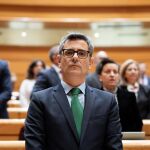 Bolaños defiende que Sánchez es el presidente que más ha acudido al Senado y acusa al PP de "desprestigiar" la Cámara