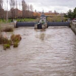 Alerta por el desbordamiento del río Manzanares a la altura de Madrid Río. David Jar