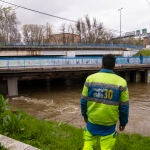 Alerta por el desbordamiento del río Manzanares a la altura del Puente de los Franceses. David Jar